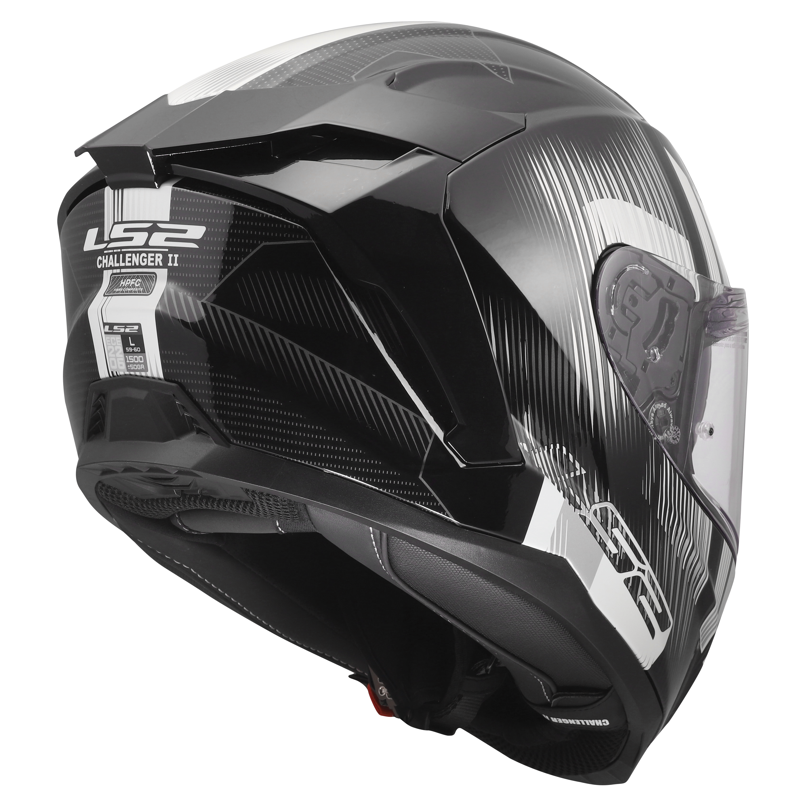 LS2 FF817 CHALLENGER II NITRO BLACK GREY 168170512 (5)